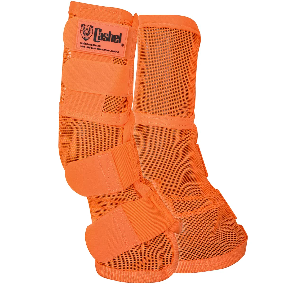 Versatile Cashel Crusader Horse Fly Leg Guards – Small Horse Arab Orange Adjustable Durable Mesh Exclusive