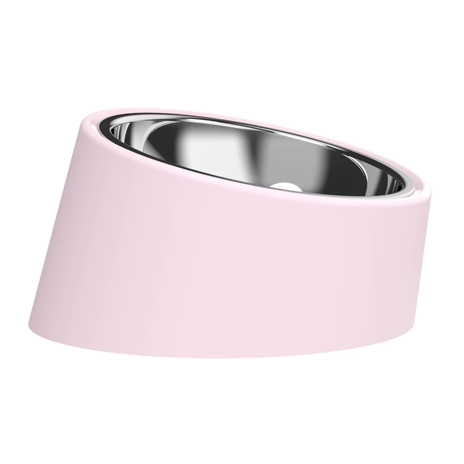 Detailed Pink d Dog Bowl Set – 15° Tilt Slow Feeder 3 Sizes Anti-Choking Non-Slip • BPA- Classic