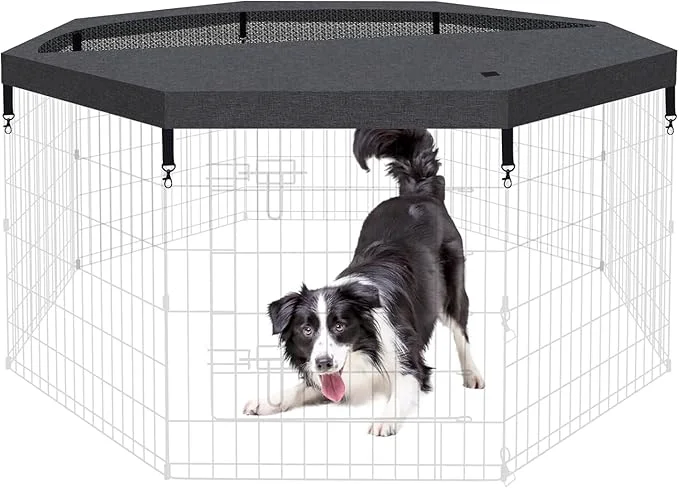 Dependable Dog Pen Pet Playpen Dog Fence Pad Indoor Foldable Metal Wire Exercise Puppy Responsible