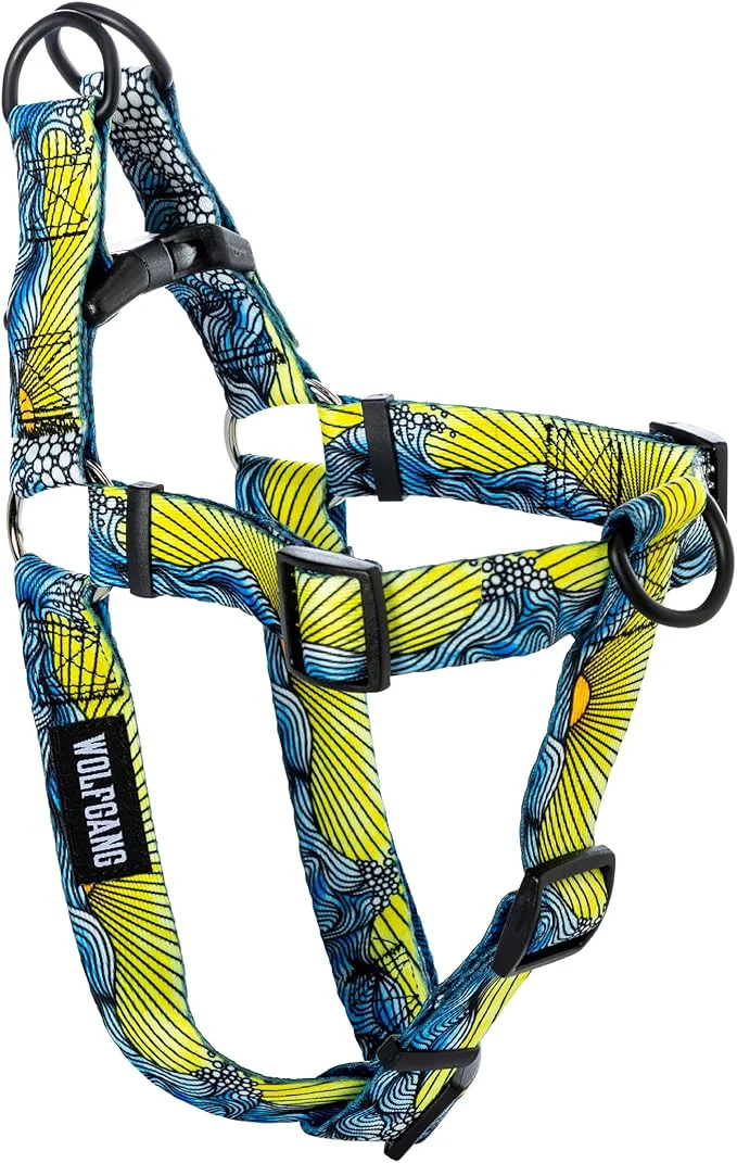 Unique Wolfgang Heavy Duty Adjustable Dog Harness Pull-Tested to Over 800 lbs for Walking Training DawnPatrol Print LargeAbout ThisOverview Prestigious