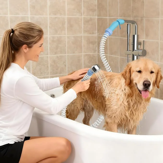 Refined Slip-On Bathtub Faucet Sprayer Attachment User-Friendly