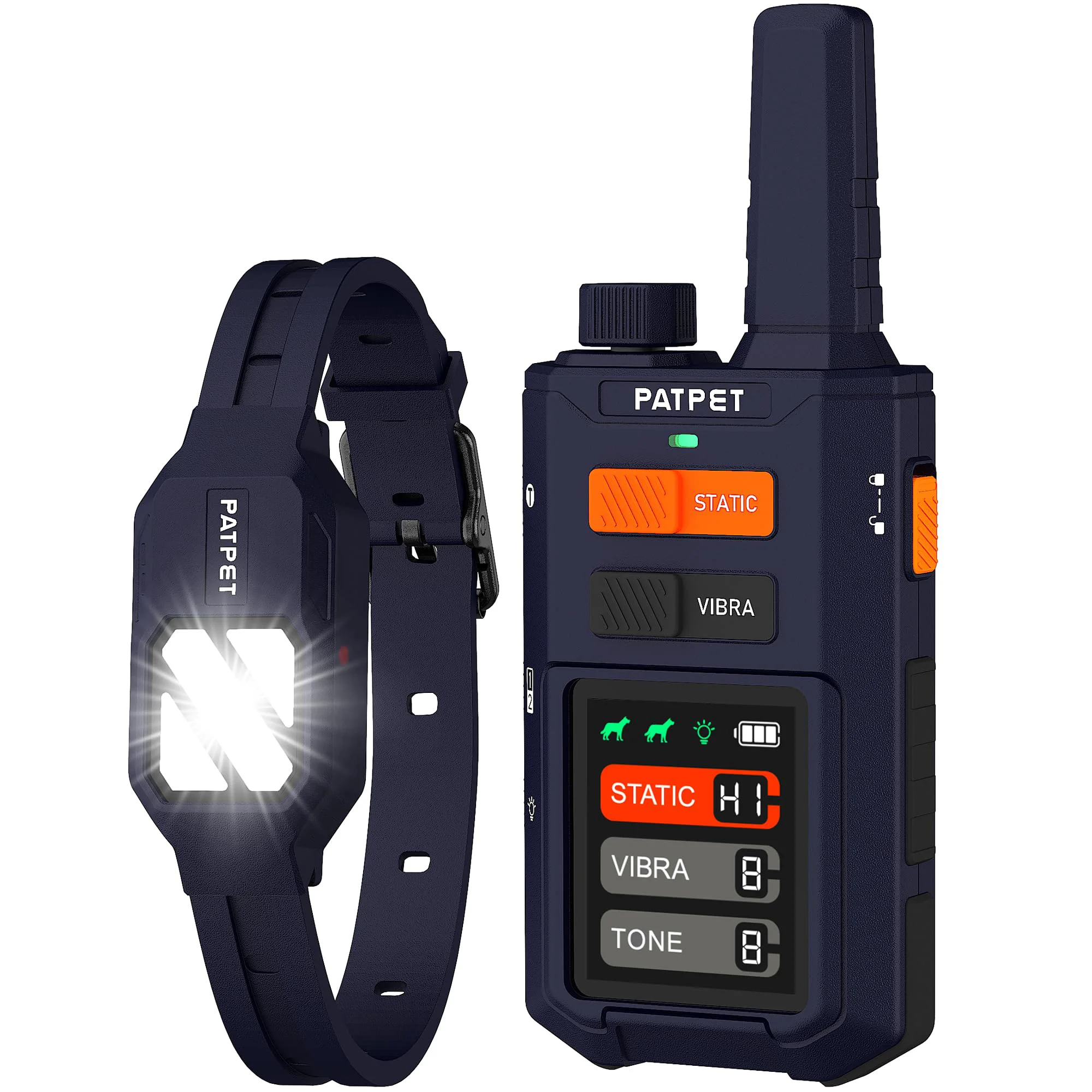 Fine PATPET Dog Training Collar with Flash Lights – 4200ft Range 119 Levels 20–140 lbs Elegant