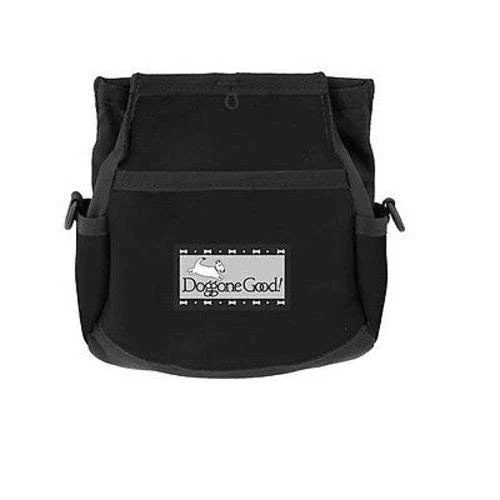 Enhanced Doggone Good Rapid Rewards Deluxe Training Bag with Belt – Black Versatile