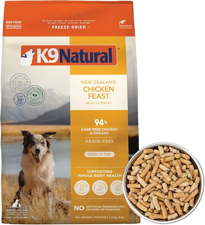 Smart K9 Natural ze-Dried Dog Food Chicken Feast 8lbAbout This Secure