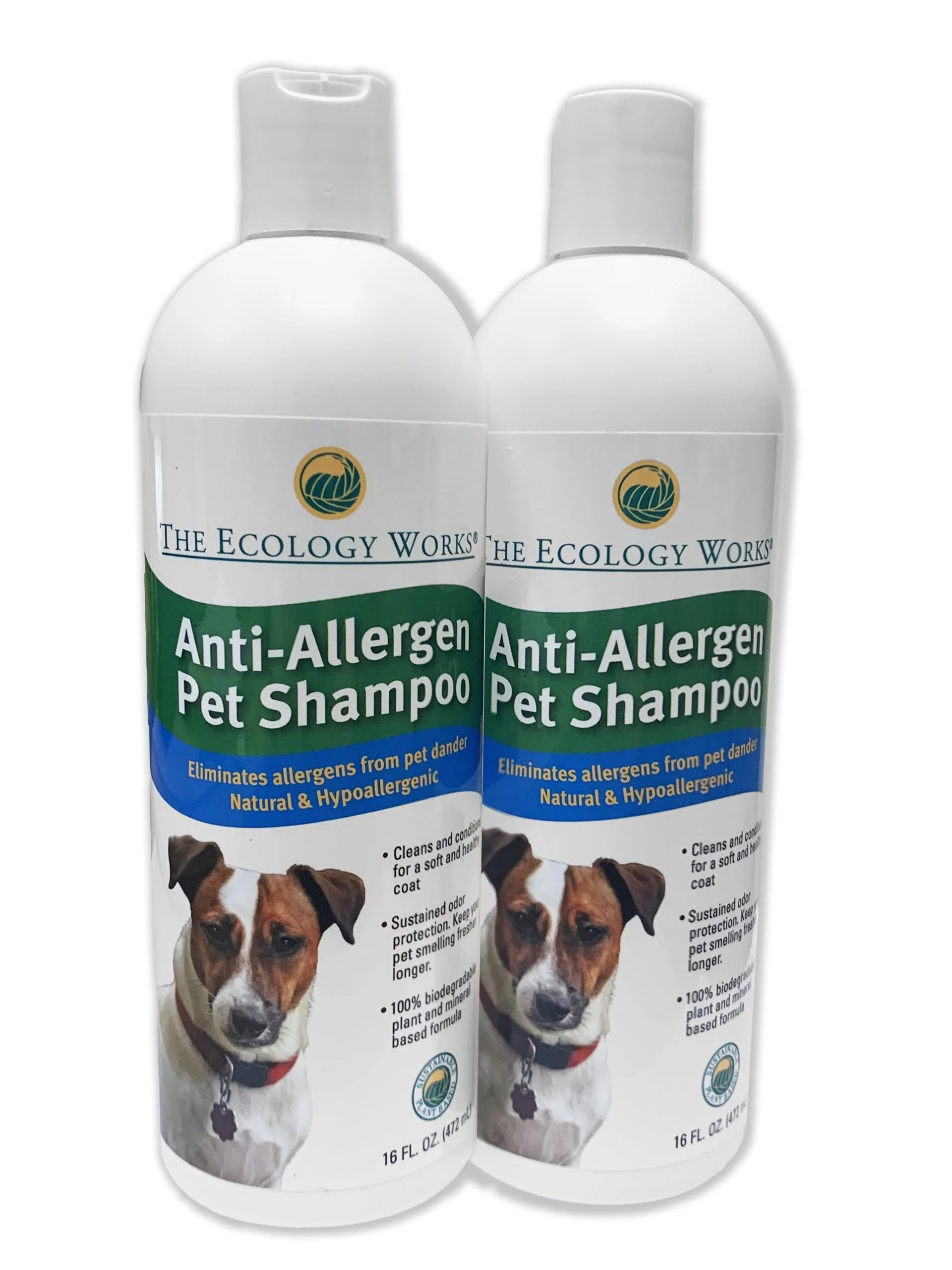Advanced Anti-Allergen Pet Shampoo – Dog Cat Dander Remover The Ecology Works 32 oz Artisan
