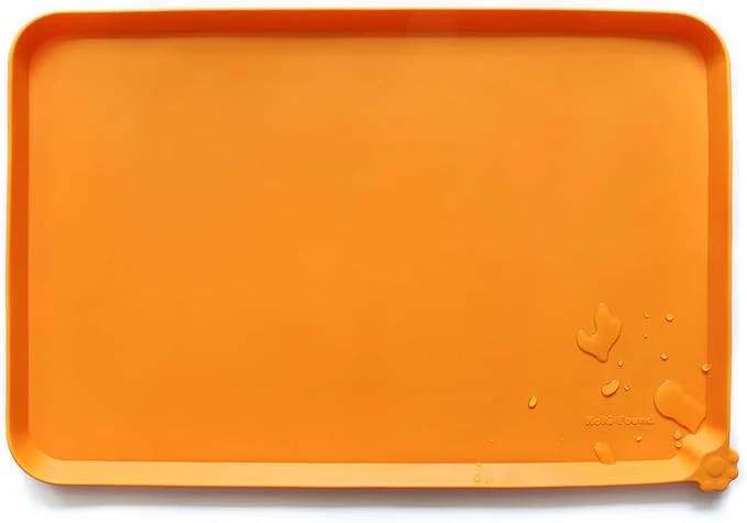 Breathable Hoki Found Silicone Non Slip Pet Feeding Mats – Bowl Placemat – Waterproof Dog Cat Food Mats – OrangeAbout ThisOverview Artisan