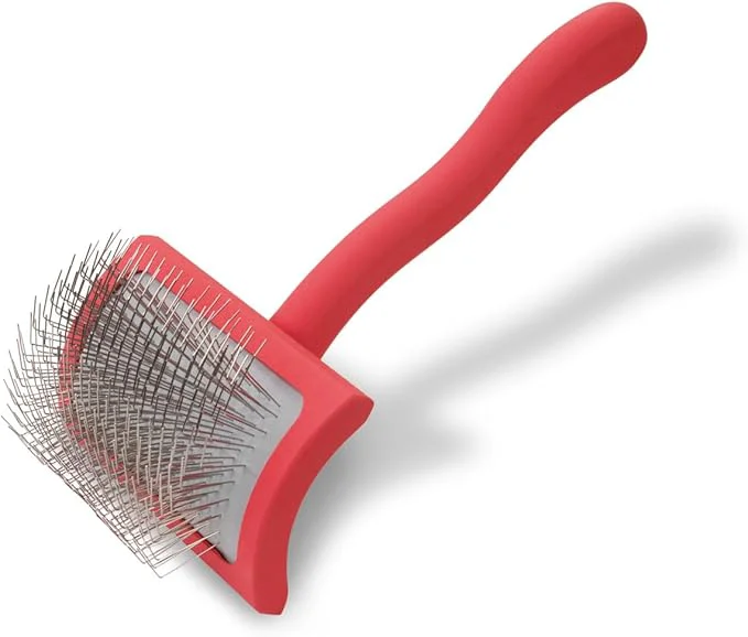 Convenient Chris Christensen Big G Dog Slicker Brush Groom Like a Professional Fluff Detangle Style Saves Time Energy Made in Germany Coral MediumAbout ThisOverview Contemporary