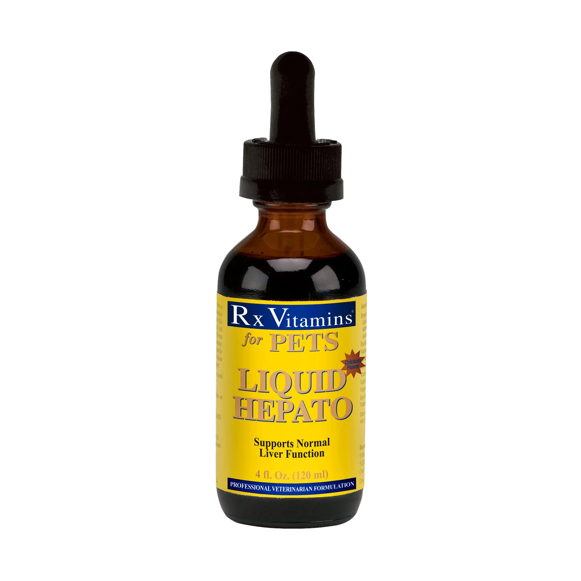 Top-Quality Rx Vitamins Chicken Flavor Liquid Hepato for Pets 4 fl oz – Pet Supplement Fashionable