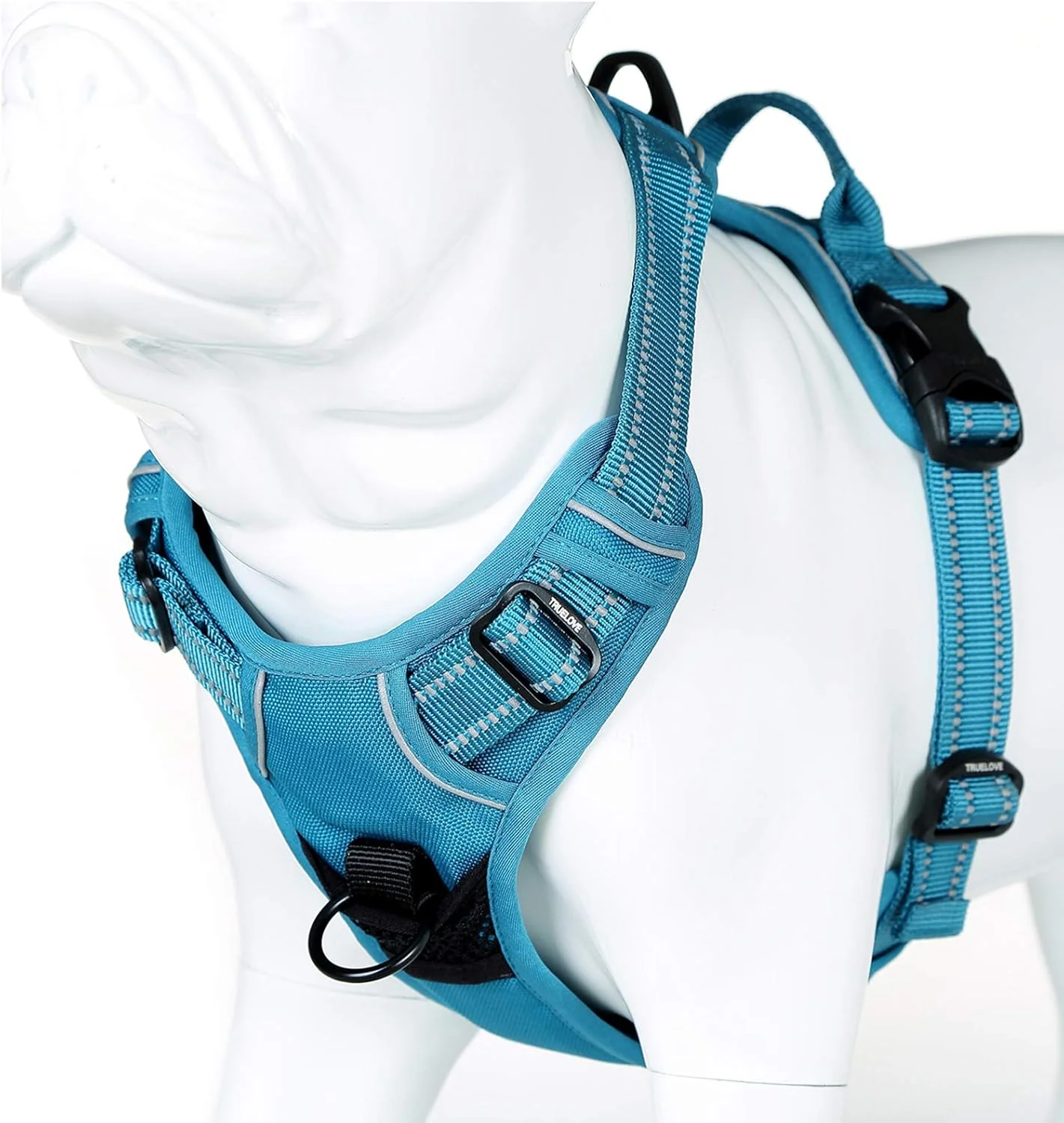 Artisan Truelove No Pull Dog Harness with Easy Control Handle and 2 Leash Attachments Reflective Adjustable Pet Vest Authentic