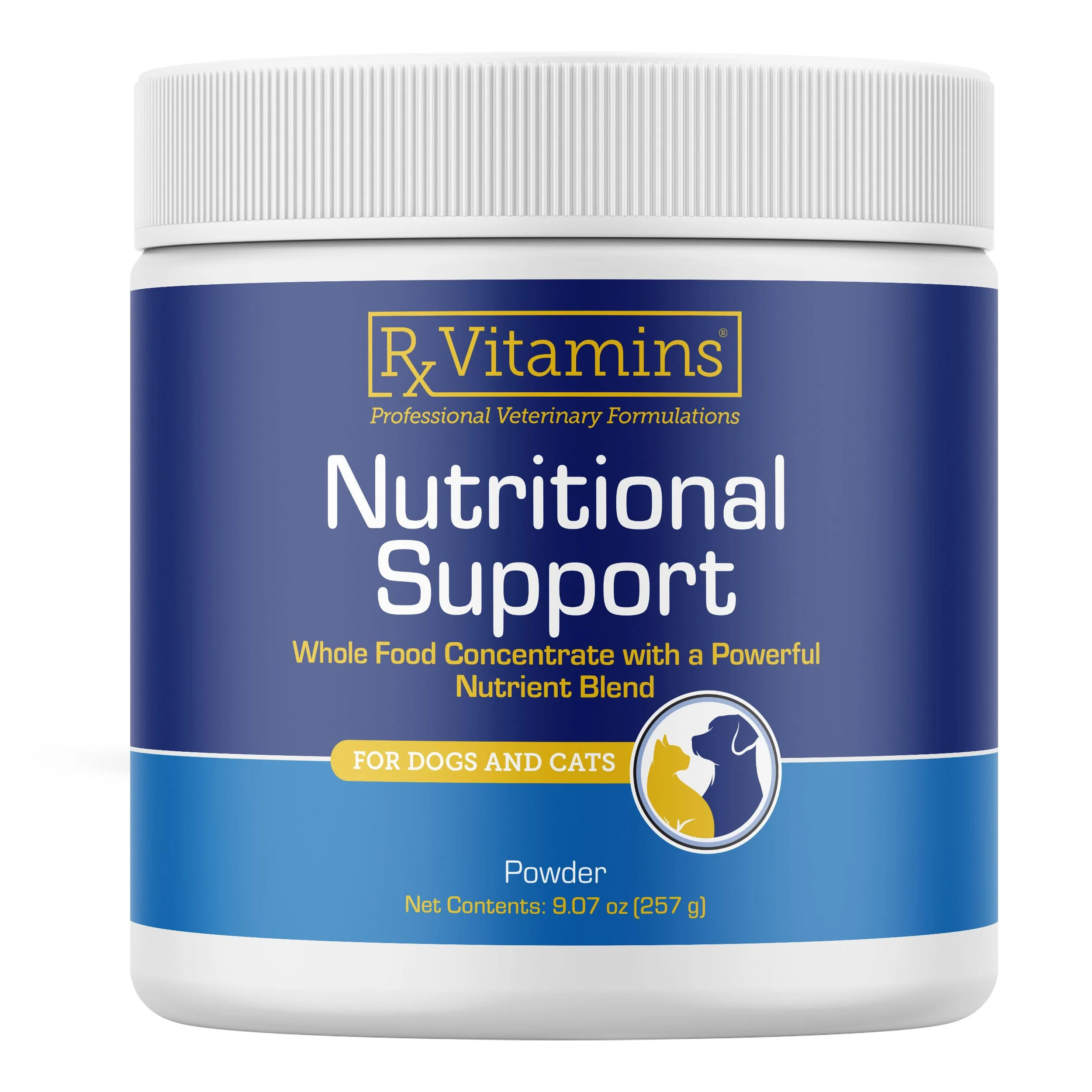 Fast Rx Vitamins Nutritional Support for Dogs Cats – Essential Vitamins Minerals Omega-3 9.07oz Artisan