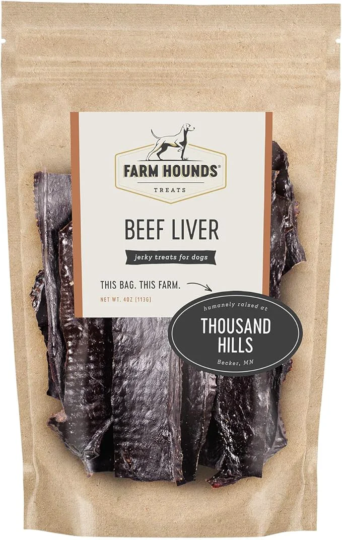 Stylish Farm Hounds – Beef Liver – Premium Natural Beef Liver Jerky For Dogs – Consistent