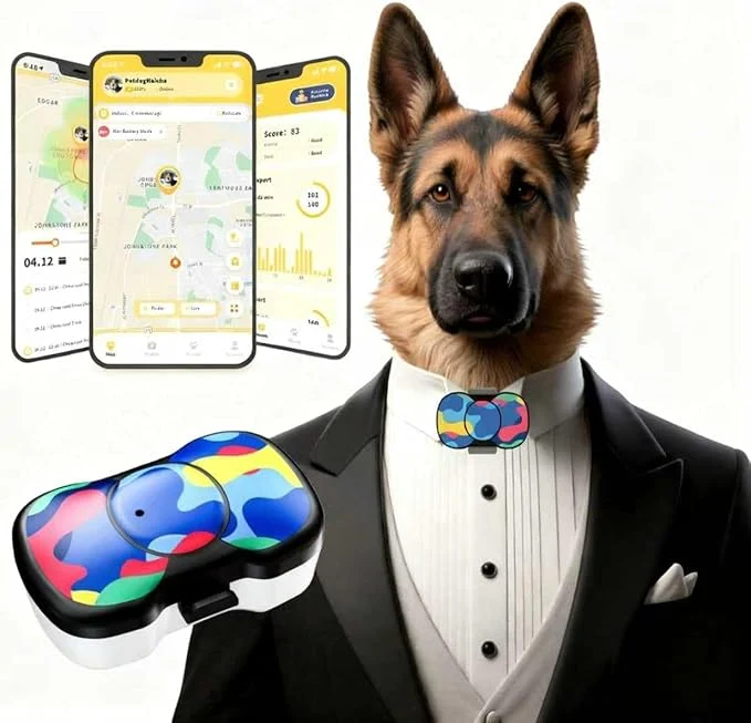 4G Smart GPS Dog Tracker with -Time Location Virtual Fence Activity Trendy