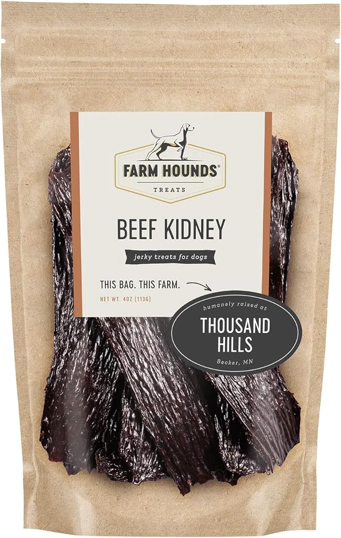 Stylish Farm Hounds – Beef Kidney – Premium Natural Beef Kidney Jerky For Dogs Prestigious