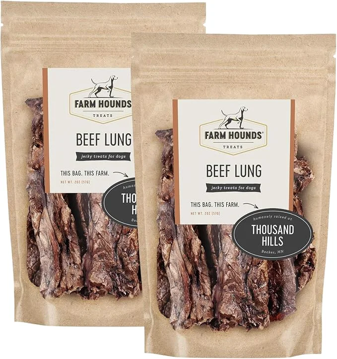 User-Friendly Farm Hounds – Beef Lung – Premium Natural Beef Lung Jerky for Dogs – M Next-Generation