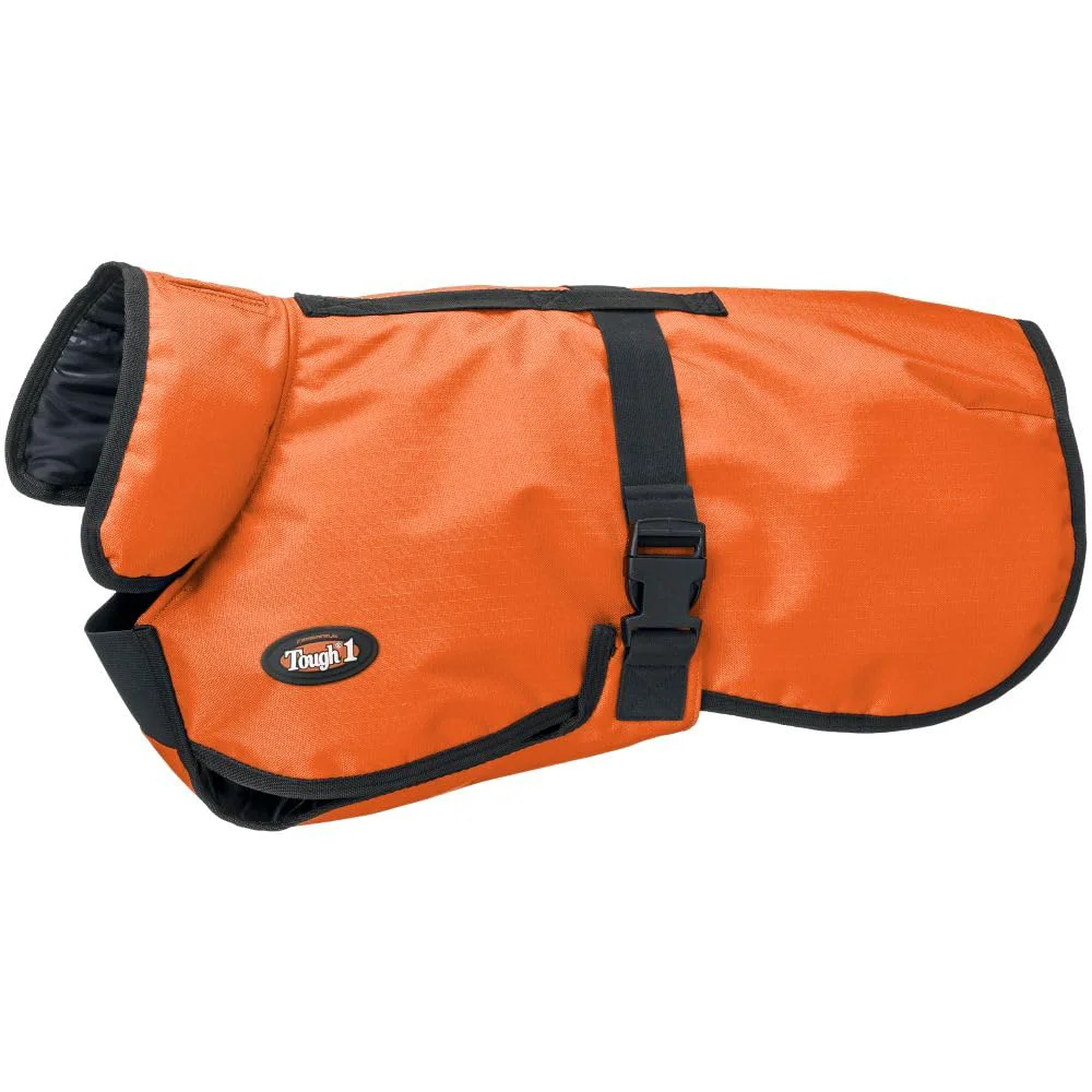 Flexible Tough1 600D Deluxe Dog Blanket S Orange – Weather-Resistant Winter Coat Comfortable