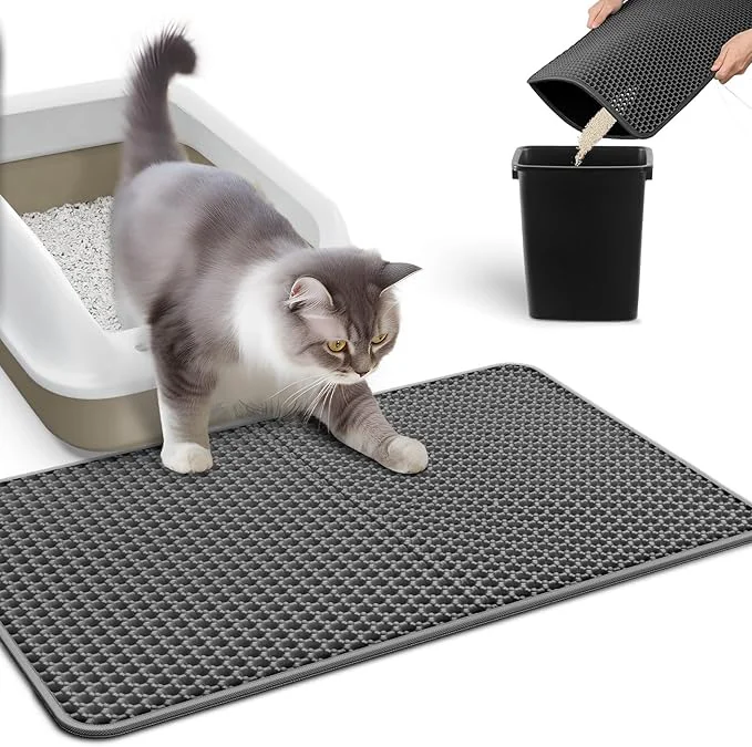 Efficient Cat Litter Mat – 23.2” x 14.6” Small Litter Trapping Mat Waterproof Top-Quality