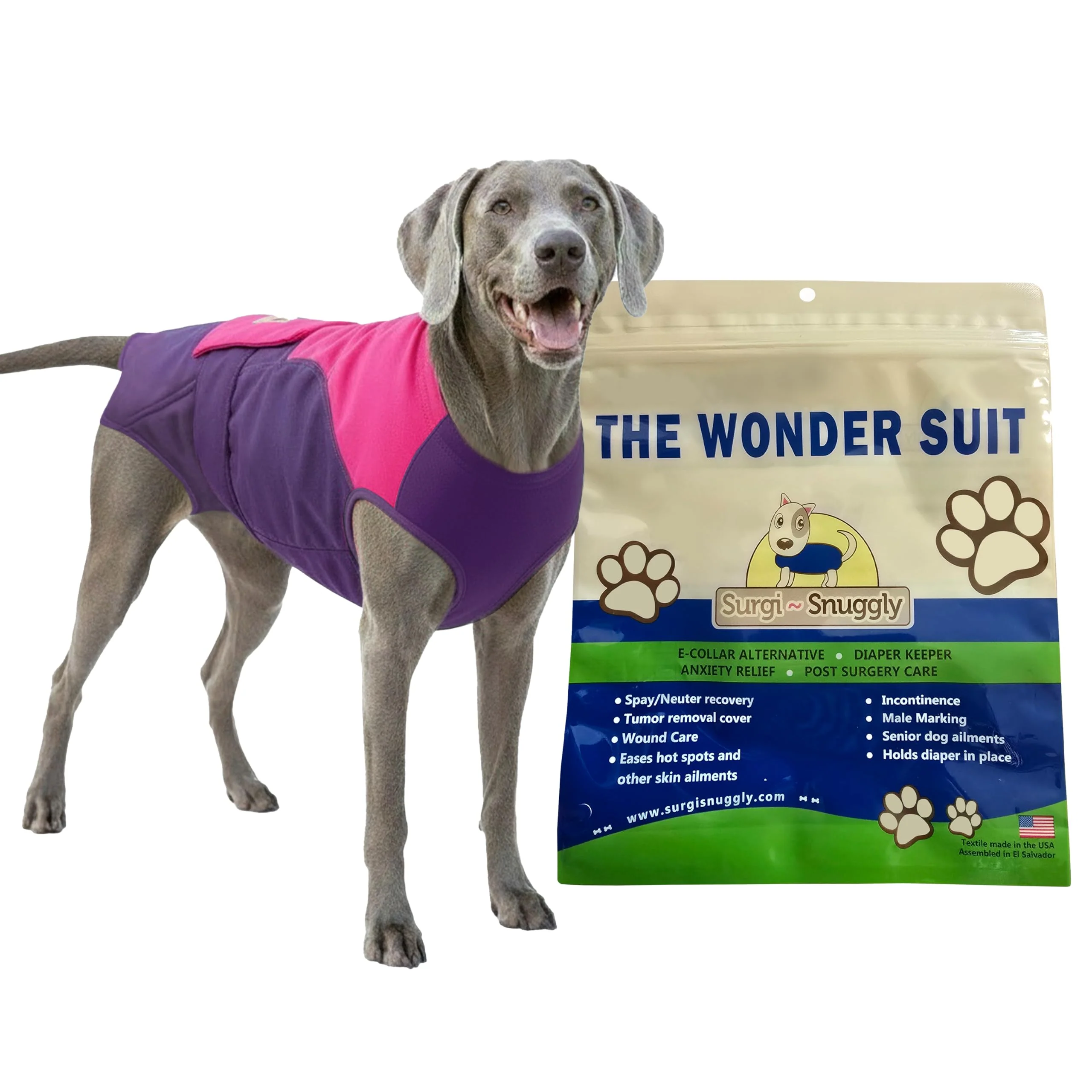 Flexible Surgi Snuggly Female Dog Diapers Cover Male Diapers Suit — Secure Washable Comfortable Fit S-PP Efficient