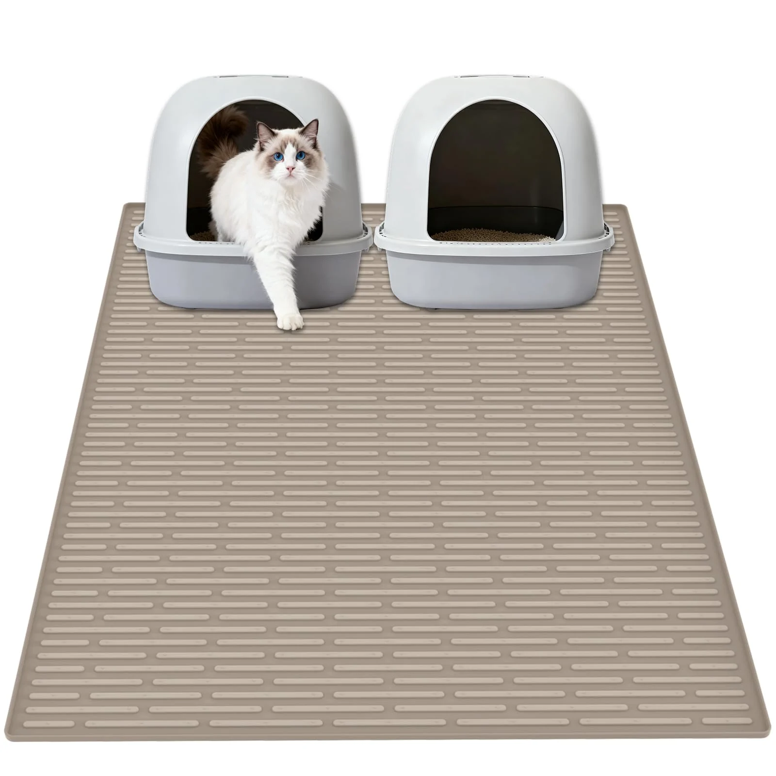 Authentic Goldleaf XXL Extra Large Silicone Cat Litter Mat – 40×30 in Waterproof Anti-Slip Easy to Clean Genuine