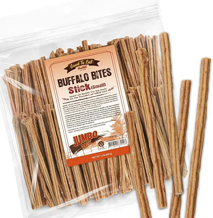 First-Class Gootoe Buffalo Dog Treats Buffalo Bites Stick Small 1.5 lb Natural Low-Fat Chews for Training Rewards Limited Ingredient Resealable Bag for Small Dogs PuppiesAbout This Prestigious