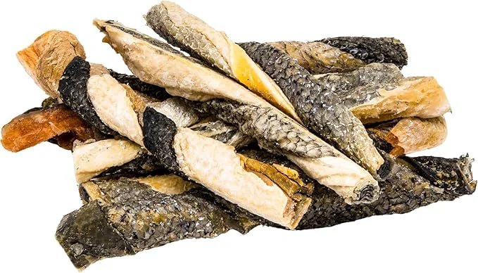 High-Quality hotspot pets ze Dried Salmon Skin Sticks for Cats Dogs – Reasealable 1lb Big Bag Single Ingredient All Natural Omega 3 Benefits Salmon Sticks- for Training Topper or SnackAbout This Secure