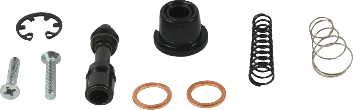 Enhanced ALL BALLS Brake Master Cylinder Rebuild Kit 18-1024 Traditional
