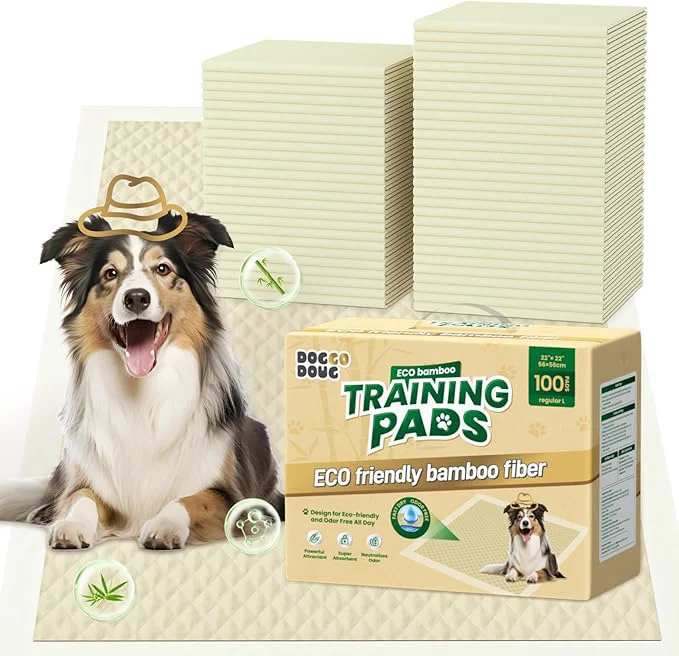 Fine Crafted Puppy Pads 100 Count Small 22x22in Bamboo Training Pads Deodorizing Leakproof Quick Drying Dog Pee Pads Super Absorbent Disposable Pee Pads for Dogs Puppies Doggie Cats RabbitsAbout ThisOverview Convenient