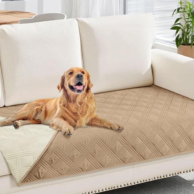 Optimized hyha Waterproof Dog Blanket Reversible Pet Bed Blanket Soft Sofa Couch Cover Outstanding