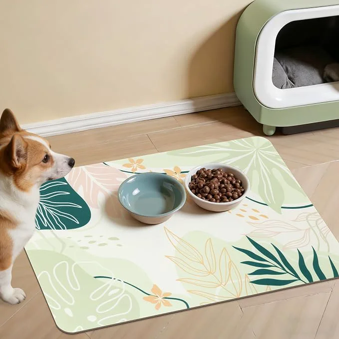 Exclusive Topotdor Boho Dog Food Mat Reliable