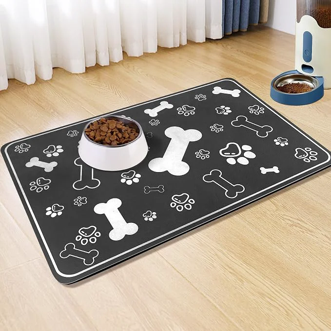 Trendy Pet Feeding Mat Rapid Absorbent Mats Lightweight