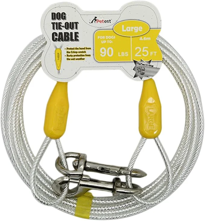 Smart Petest 25ft Reflective Tie-Out Cable for Large Dogs Up to 90 PoundsAbout ThisOverview Sophisticated