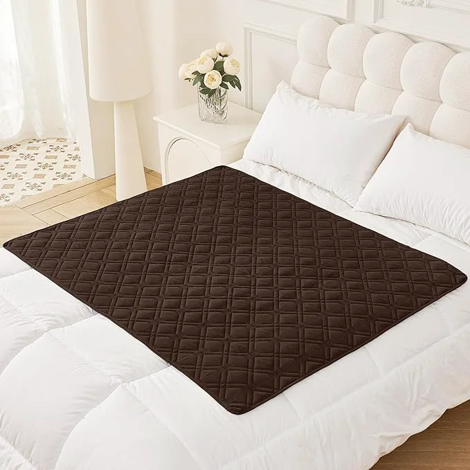 Safe Smiry Waterproof Dog Blanket 40×50 Inch Soft Pet Bed Cover Reversible Washable Sofa Couch Furniture Protector for Small Medium Large Dog Puppy Cat Geometric Chocolate Dark GreyAbout ThisOverview Lightweight