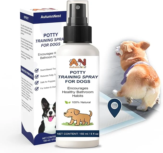 High-Performance Potty Training Spray for Dogs – 5 fl oz 150ml Dog Pee Training Aid for Puppies Long-Lasting