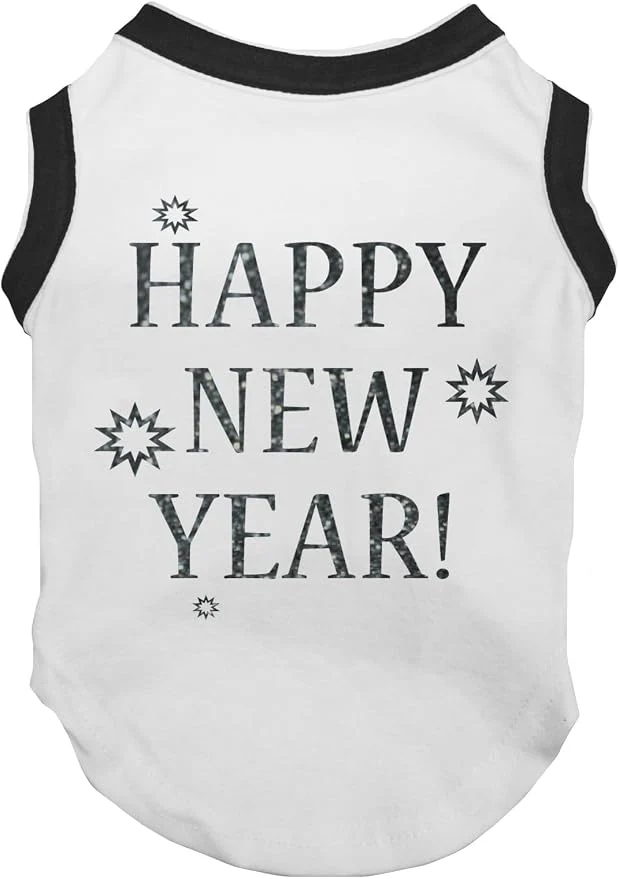 Efficient Petitebella Bling Happy New Year Puppy Dog Shirt Smart