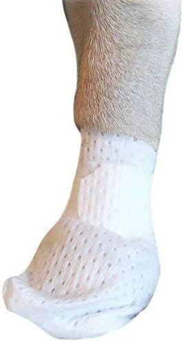 Reusable Medimitt Paw Bandages for Dogs Cats and Pets – Stretchy Medical Booties First Aid for Paws – Non Slip Non Adhesive Breathable Disposable Washable Adjustable Strap 12 Pack Large Top-Quality