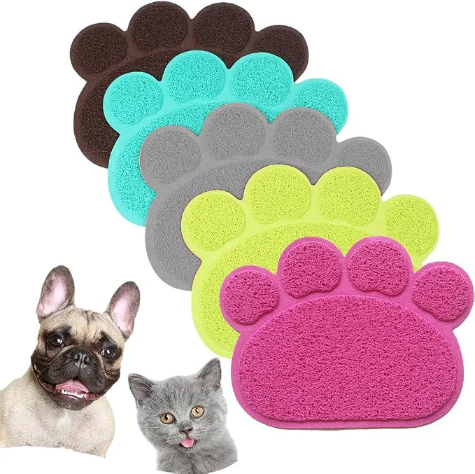 Breathable PVC Pet Dog Cat Puppy Kitten Dish Bowl Food Water Feeding Placemat Non-Slip Powerful