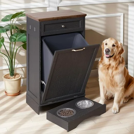 Safe Tilt Out Trash Can Cabinet Contemporary