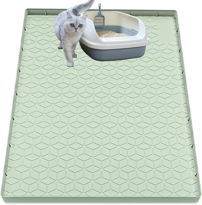 Lightweight Cat Litter Mat Silicone Large Cat Mat World-Class