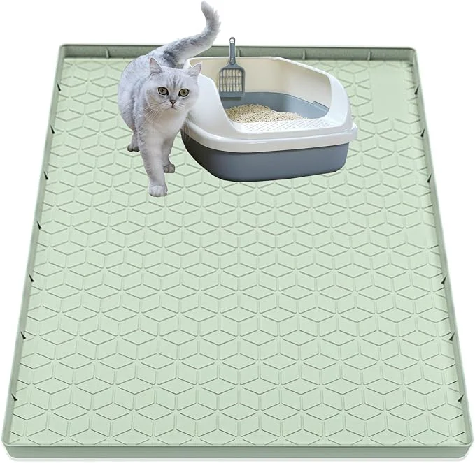Innovative Cat Litter Mat Silicone Large Cat Mat Lightweight