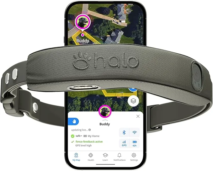 Trusted Halo Collar 5 New Wireless Dog Fence GPS Dog Collar Subscription Required Waterproof Graphite One SizeAbout ThisOverview World-Class