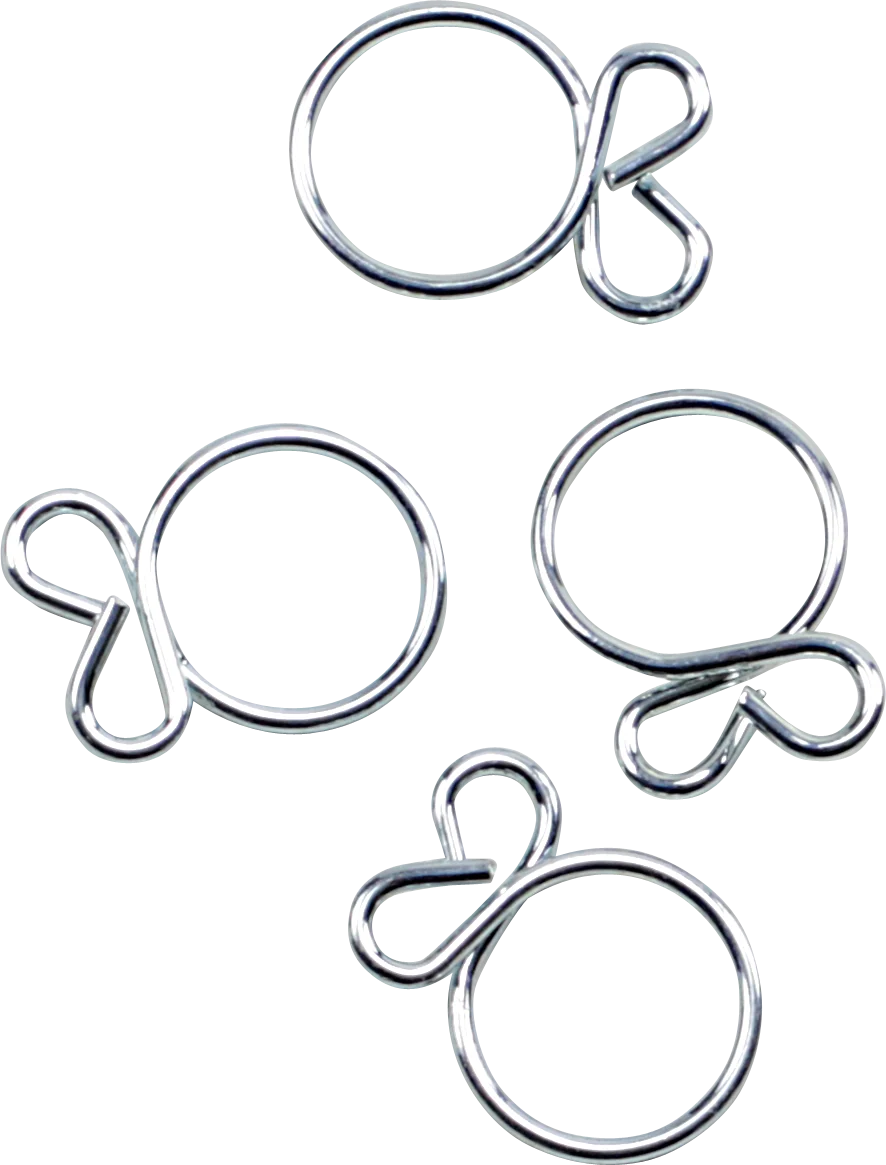Unique ALL BALLS Refill Kit – Wire Clamp – Silver – 4-Pack FS00042 Premium