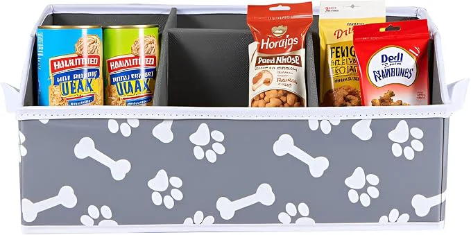Secure Dog treat storage organizers pet storage basket organizer great Reliable