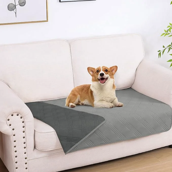 Trusted hyha Waterproof Dog Blanket Reversible Pet Bed Blanket Soft Sofa Couch Cover Safe