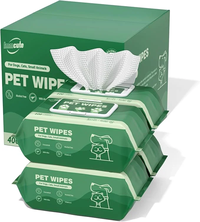 Verified 400 Unscented Dog Wipes for Paws and Butt Large Thick Puppy Wipes for Dogs Face and Body Dog Wipes Cleaning Deodorizing Cat Wipes Cleaning Fur and Butt Big Doggie Wipes Doggy Wipes Bum Dog Ear WipesAbout This Selected