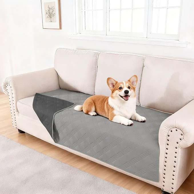 Quality hyha Waterproof Dog Blanket Reversible Pet Bed Blanket Soft Sofa Couch Cover Safe