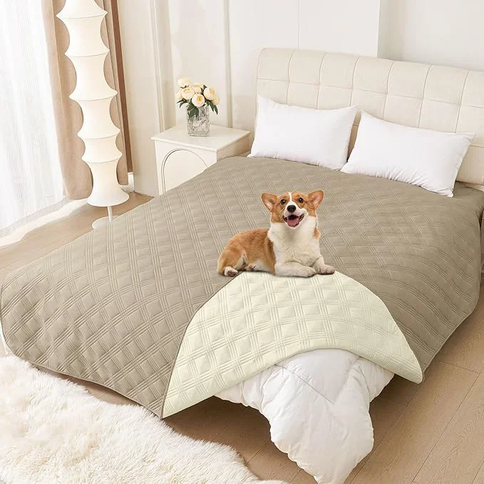 Effective hyha Waterproof Dog Blanket Reversible Pet Bed Blanket Soft Sofa Couch Cover Superior
