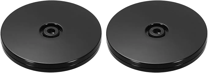 Reliable uxcell 2Pack Acrylic Lazy Susan Turntable 4 Spinner Lazy Susan Turntable Organizer Acrylic Ball Bearing Rotating Tray for Pantry Spice Rack Decorating BlackAbout ThisOverview Lightweight