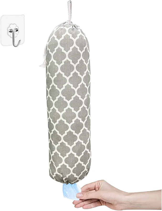Modern SYIPO Wall Mount Plastic Bag Organizer Shopping Bags Carrier Washable Large Grocery Bag Storage Dispenser for Home Kitchen Travelling Adjustment with Drawstring Grey Lantern About ThisOverview Powerful
