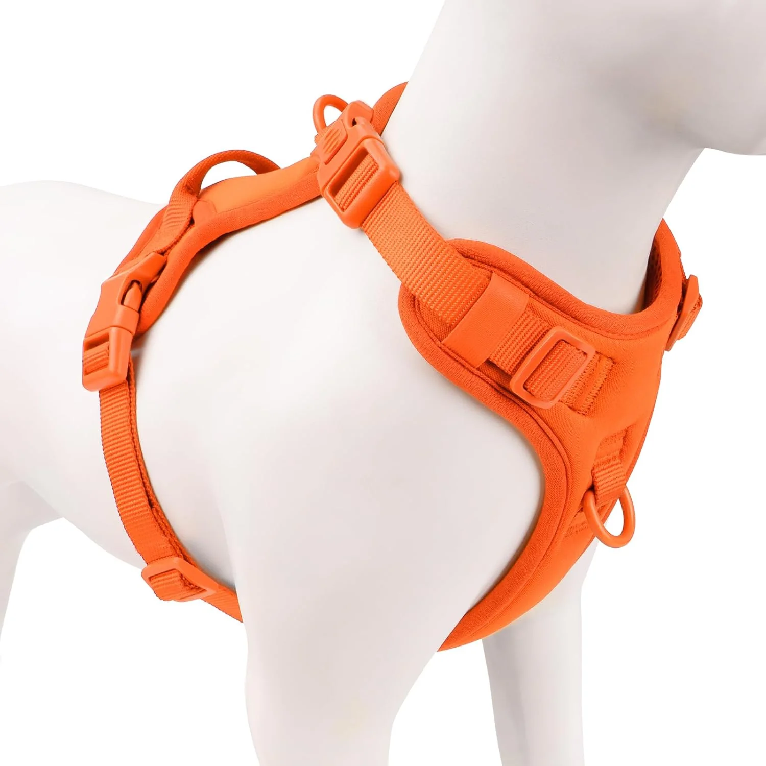 Artisan No Pull Dog Harness Puppy Vest with Front Clip for Small Medium Large Sized Dog Orange M Safe