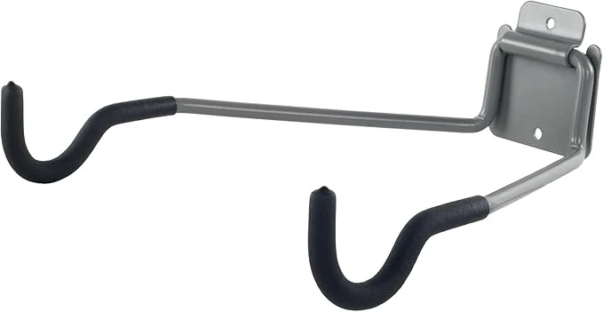 Exceptional Stalwart Bike Wall Mount – EVA Foam Padded Bicycle Hooks with 50lb Capacity – Flip-Up Garage Bicycle Rack for Mountain Road and Kids Bikes by Rad Sportz Silver BlackAbout ThisOverview Trendy