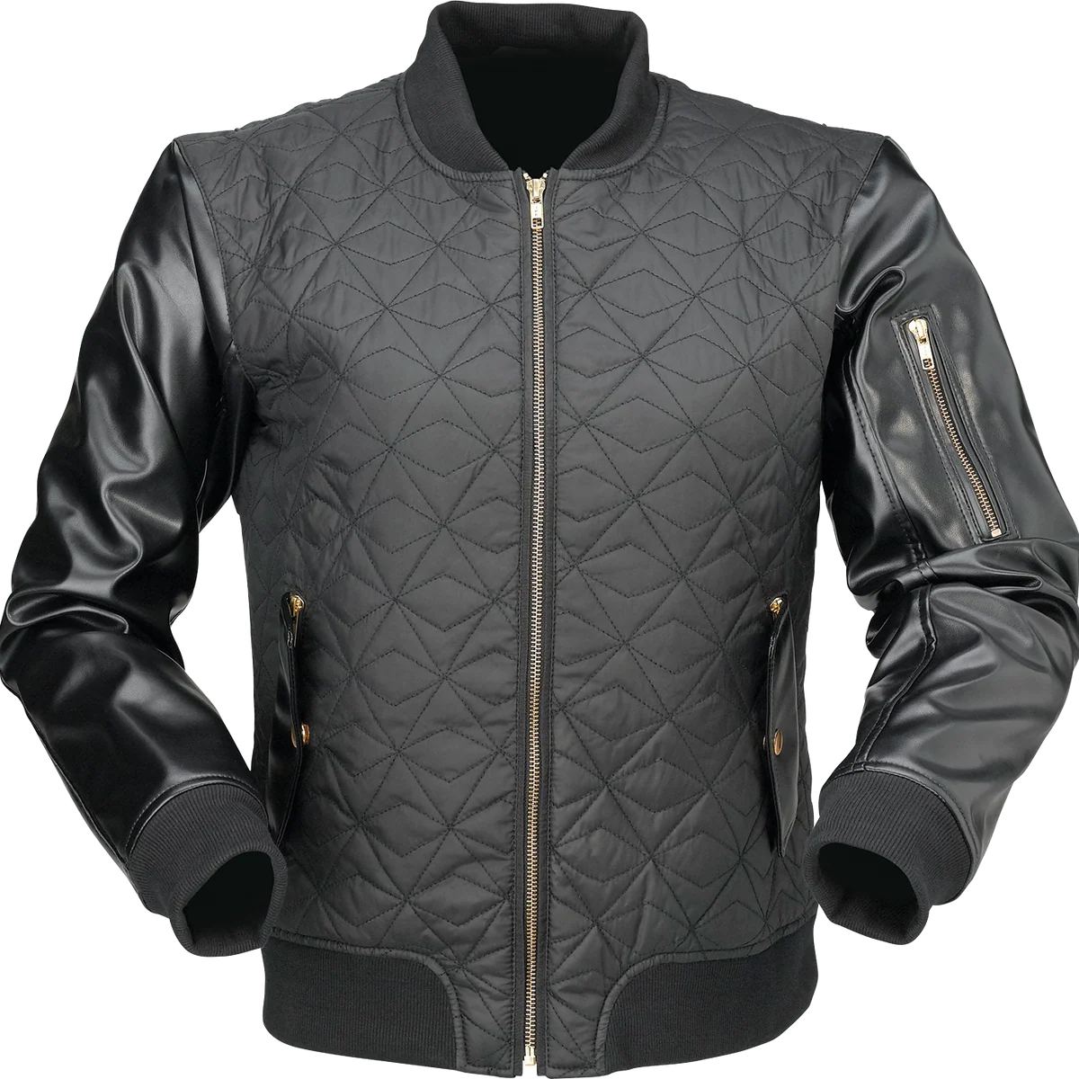 Elegant Z1R Women’s Bomber Jacket – Black – 1W 2822-1502 Fine